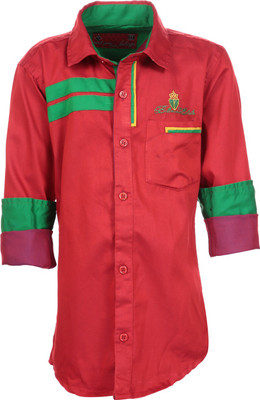 44% OFF on Aedi Boy's Solid Casual Shirt