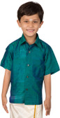 10% OFF on Thangamagan Boy's Solid Festive, Wedding Shirt