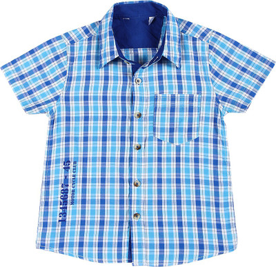 60% OFF on Silver Streak Boy's Checkered Casual Shirt