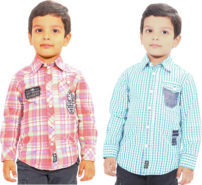 31% OFF on Bio Kid Baby Boy's Checkered Casual Shirt
