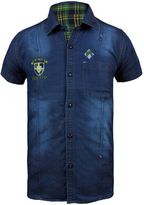 50% OFF on Jazzup Boy's Solid Casual, Party, Festive Shirt