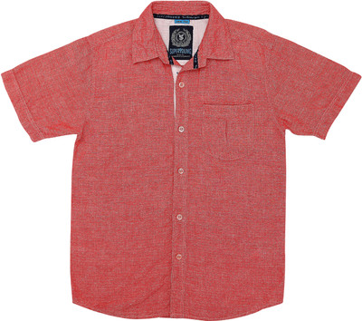 Super Young Boy's Solid Casual Shirt