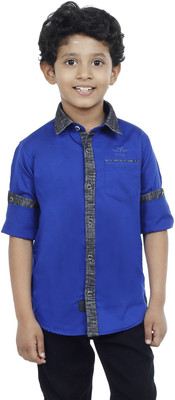 10% OFF on OKS Boys Boy's Solid Casual Shirt