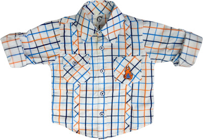 30% OFF on Kooka Kids Baby Boy's Checkered Casual Shirt