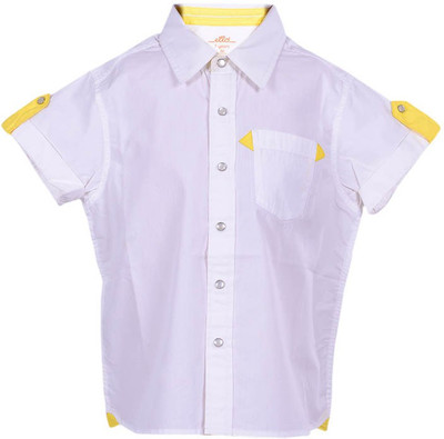 50% OFF on Ello Boy's Solid Casual Shirt