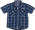 SuperYoung Boy's Checkered Casual Shirt SuperYoung Boy's Checkered Casual Shirt