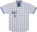 Super Young Boy's Checkered Casual Shirt