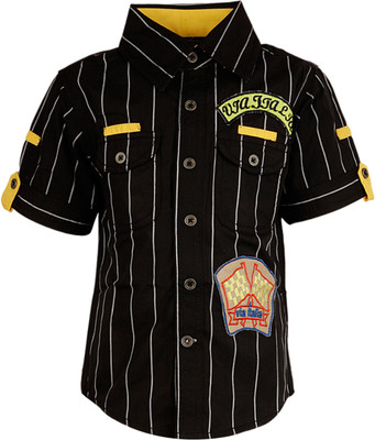 40% OFF on Cool Quotient Baby Boy's Striped Casual Shirt