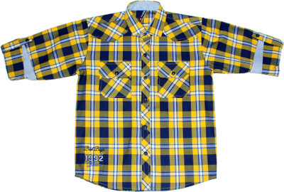 53% OFF on Bad Boys Boy's Checkered Casual Shirt