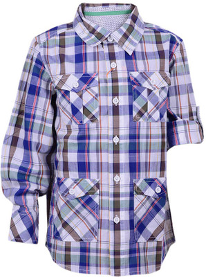 50% OFF on Ello Boy's Checkered Casual Shirt