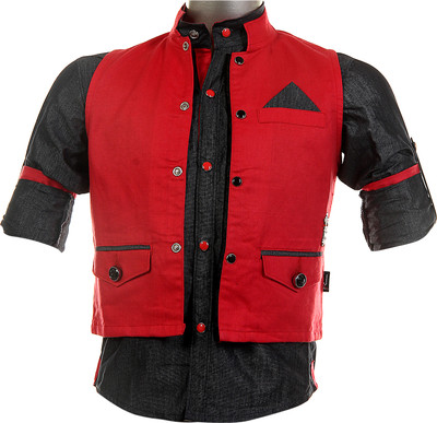 20% OFF on Fingerchips Boy's Solid Party, Wedding Shirt