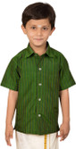 9% OFF on Thangamagan Boy's Striped Festive, Wedding Shirt