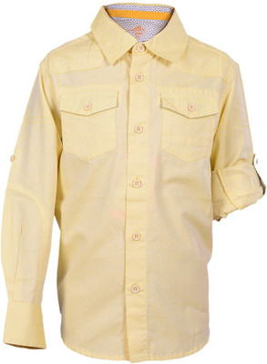 50% OFF on Ello Boy's Solid Casual Shirt