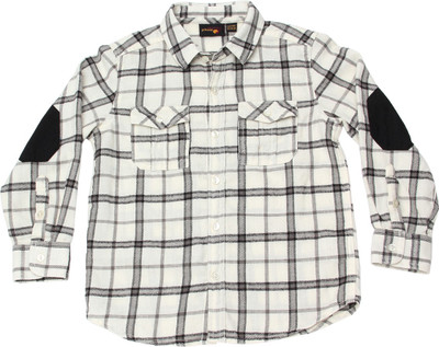 61% OFF on Orange Plum Boy's Checkered Casual Shirt