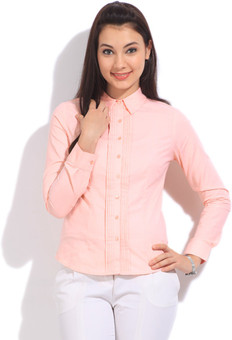 Arrow Women's Solid Formal Shirt