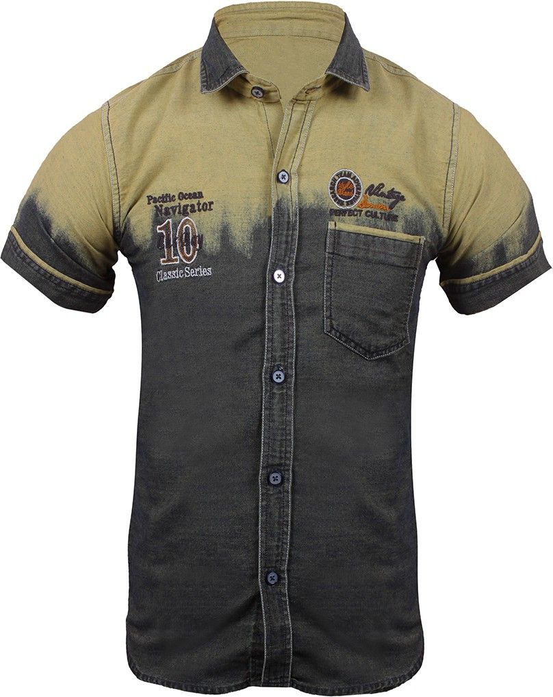 53% OFF on Jazzup Boy's Solid Casual Shirt