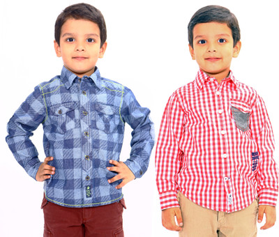 49% OFF on Bio Kid Boy's Woven Casual Shirt