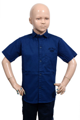 14% OFF on Puppet Nx Boy's Solid Casual Shirt