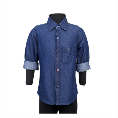 40% OFF on Tales & Stories Boy's Solid Casual Shirt