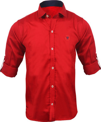 38% OFF on Jazzup Boy's Solid Casual Shirt