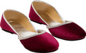 52% OFF on Royal Collection Maroon Jutis