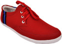 56% OFF on Nonch Le Red Lace Canvas Shoes 56% OFF on Nonch Le Red Lace Canvas Shoes