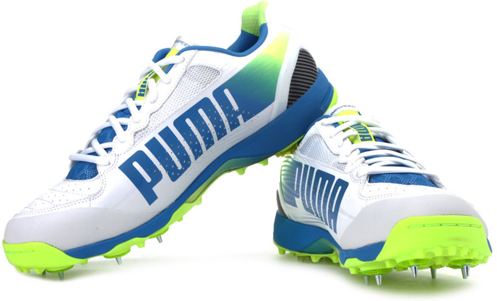 Puma evoSPEED Cricket Spike 12 Cricket Shoes Buy White, Brilliant