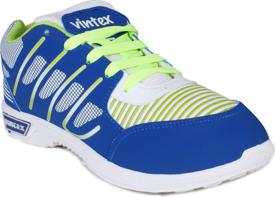 Histeria Stlistry Vintex White Blue & Green Running Shoes Histeria Stlistry Vintex White Blue & Green Running Shoes