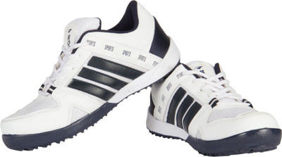 33% OFF on Ros 1067-White-N.Blue Walking Shoes