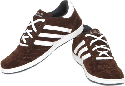 40% OFF on Pede Milan Enfield-Brown Casual Shoes