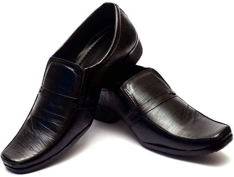 Vogue Guys Black Formal Slip On Shoes Vogue Guys Black Formal Slip On Shoes