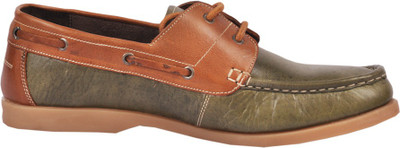 63% OFF on Pinellii Corvus Lace Up Tan/Olive Casual Shoes