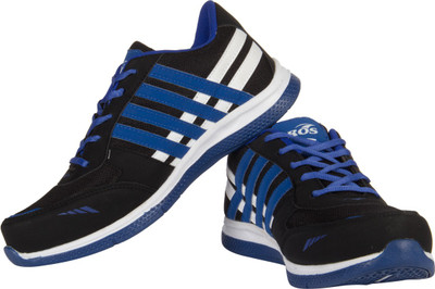 Ros 1059-Black-R.Blue Walking Shoes