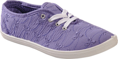 Khadim's Floral Embroidered Sneakers