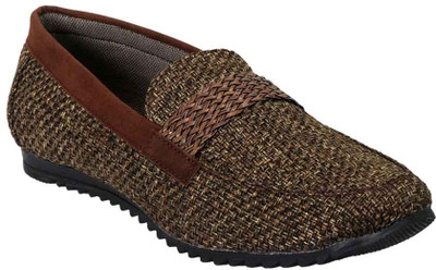 10% OFF on Vittaly Dark Brown Jute Loafers 10% OFF on Vittaly Dark Brown Jute Loafers