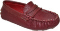 Zebra Kids Maroon Casual Stylish Loafers