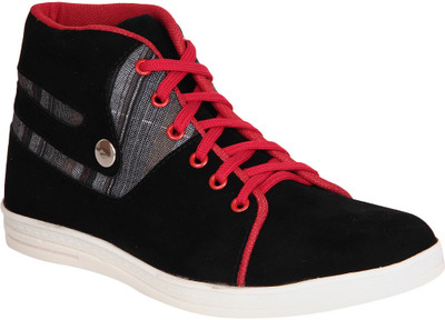 63% OFF on Kohinoor Appealing Black & Red Ankle Length Sneakers 63% OFF on Kohinoor Appealing Black & Red Ankle Length Sneakers