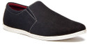 4% OFF on Zapatoz Black Canvas Loafers 4% OFF on Zapatoz Black Canvas Loafers