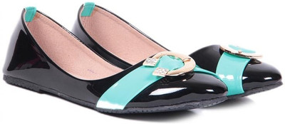 70% OFF on TEN Stylish Black Green Ballerinas Bellies 70% OFF on TEN Stylish Black Green Ballerinas Bellies