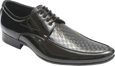 38% OFF on Jon Duglas Patent Leather Designer Lace Up Shoes
