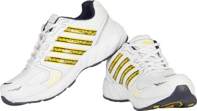 Ros 1074-White-Yellow Walking Shoes Ros 1074-White-Yellow Walking Shoes