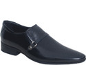 46% OFF on 1 Walk Black Leather Comfortabe Limited Collection Slip On Shoes