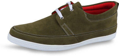 Stud Olive Casual Shoes