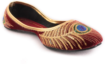 63% OFF on Forever Footwear Beautiful Peacock Closed Toe Belly