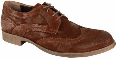 52% OFF on Salt N Pepper Old Monk Brown Suede Casual Shoes