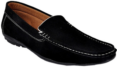 60% OFF on Raja Fashion Synthetic Black Loafers
