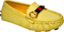 Zebra Kids Yellow Loafers