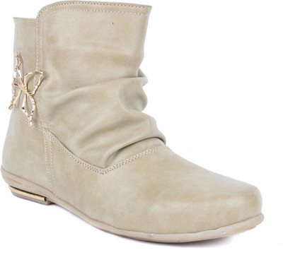 Anaya Stylish And Elegant An 64 Cream Boots