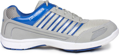 Columbus Running Shoes((Grey, Blue)) Columbus Running Shoes((Grey, Blue))