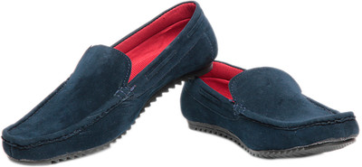 Pede Milan Wov Style Dark Blue Loafers